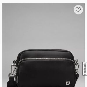 lululemon athletica Sleek Black Crossbody Bag